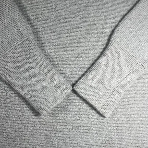 Free People Ottoman Slouchy Gray Turtleneck Sweater Woman's Medium RN: 66170 - Picture 4 of 7